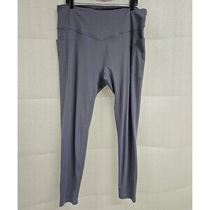 COPY - Popflex Supersculpt Leggings Pockets Misty Blue Women’s Plus Size 3X